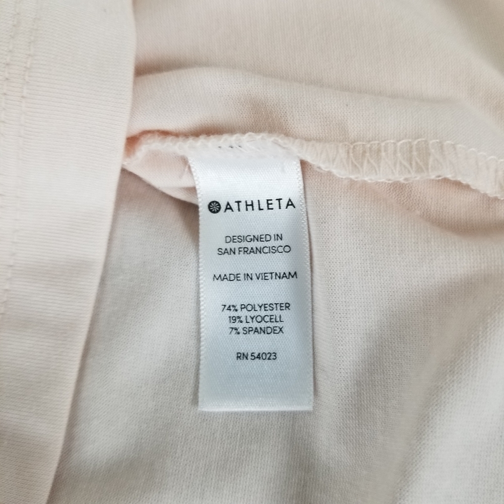 Athleta pink Essence twist back athletic top S - Picture 9 of 10
